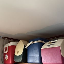 Coolers 5.00 each  pick one