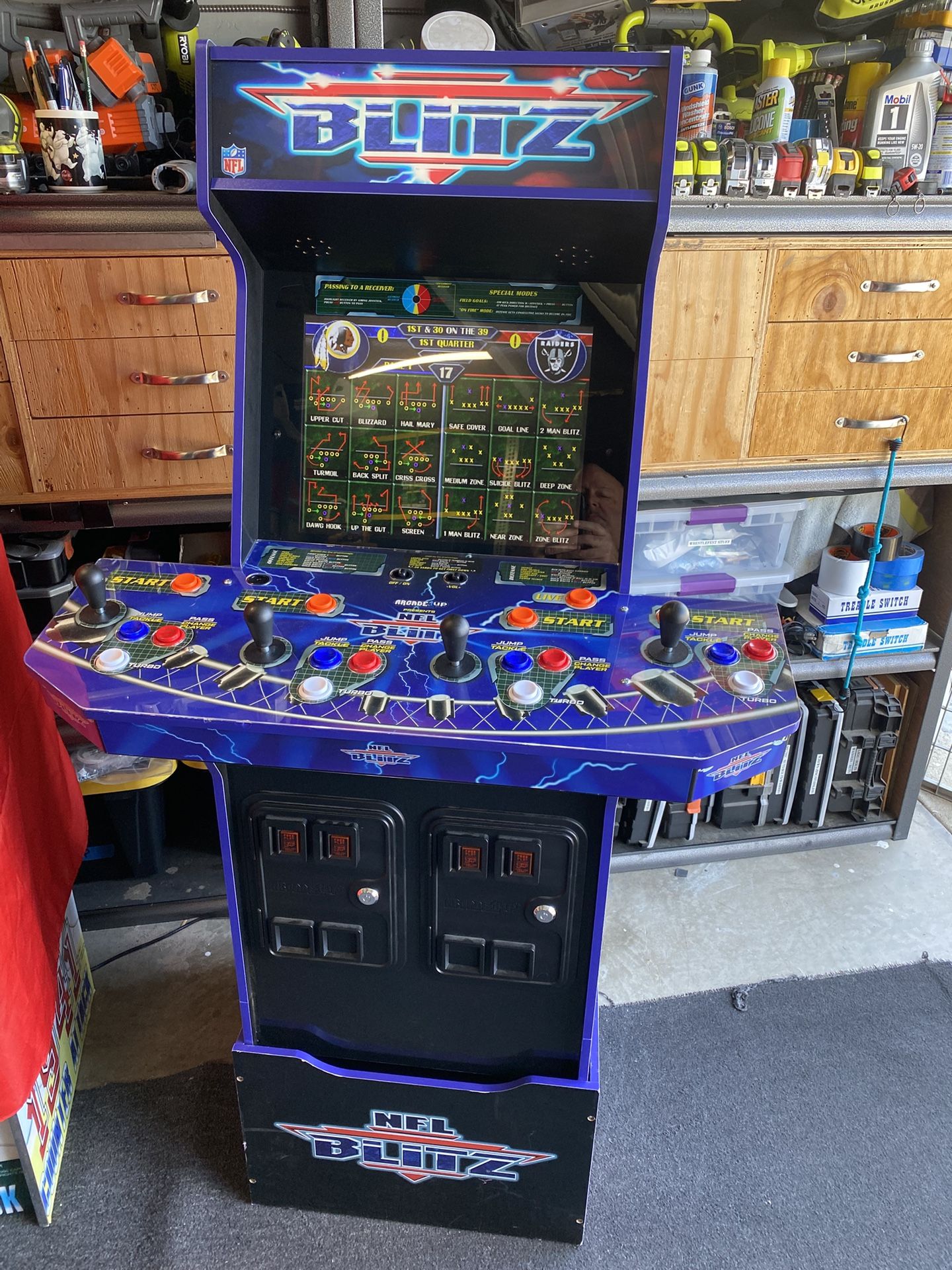 Arcade1up NFL Blitz With Brand NEW PCB with current Upgrade