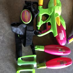 2 Water Guns W/accessories....