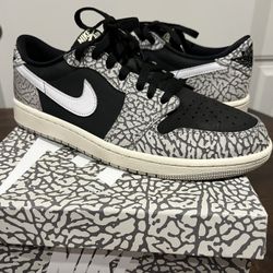 Nike Air Jordan 1 Low Retro Black Cement