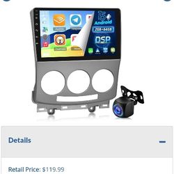 Lot # SN8646: NHOPEEW for Mazda 5 0 Car Radio with Wireless Carplay Android Auto 264G 9 Inch Touch Screen Android 13 Mazda Stereo Mirror Link D