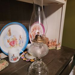 Vintage Hurricane Oil Lamp 
