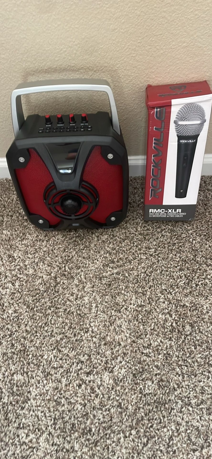 Karaoke Machine with Microphone