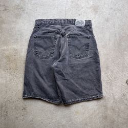 Vintage Levi’s Silver Tab Baggy Faded Black Jorts