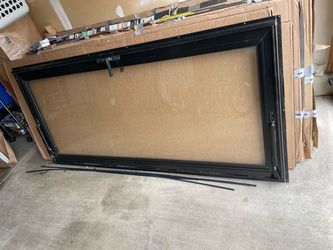 Storm door 36x80 hinge left