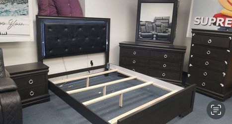 Bedroom Set Headboard & footboard Bed