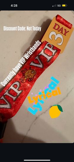 Summer Smash 3 Day VIP Wristbands $1