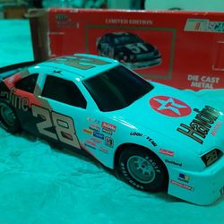 Nascar Racing Champion #28 Havoline Thunderbird 1/24 Scale Die Cast Bank Limited Edition Stock # 00443  I Have Too Available New In Box  35 Each 