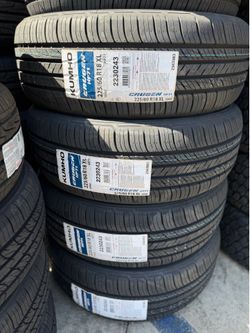 225/60/18 KUMHO 4 NEW TIRES INSTALLED β
INSTALADAS β