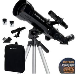 New Telescope With Try Pod And The Back Pack 