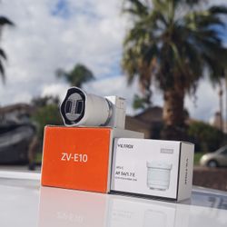 Sony Zve10 Body And Lens 