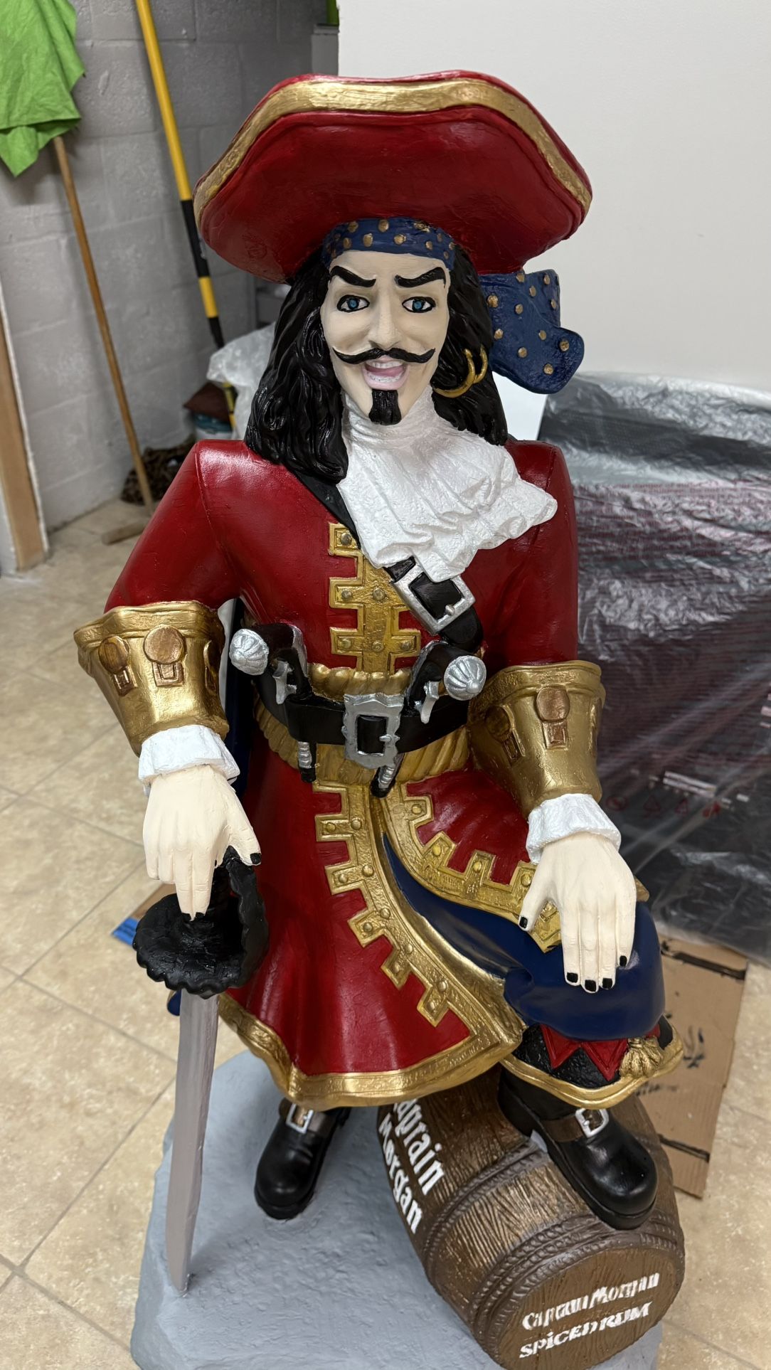 Captain Morgan Life Size Statue