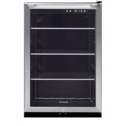 Frigidaire Beverage Cooler Mini Fridge Stainless Frame
