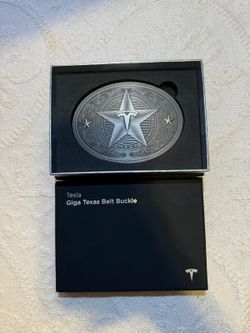 AUTHENTIC GIGA TEXAS BELT BUCKLE