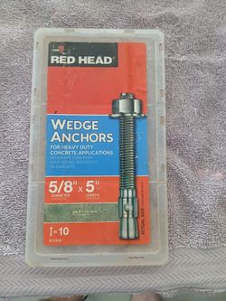 5/8x5 redheads box of 10