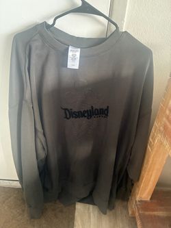 Disneyland Resort Mickey Mouse Embroidered Gray Sweatshirt