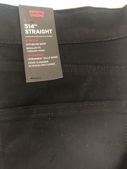 BRAND NEW LEVIS 514 BLACK JEANS!!