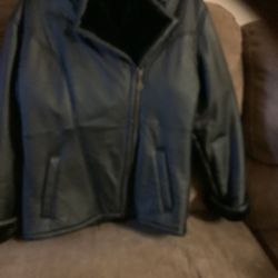 Leather And Faux Fur Wilson Jacket