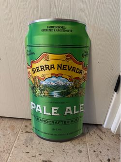 Metal pale ale beer sign