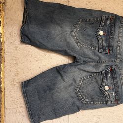 True Religion Jorts Size 32