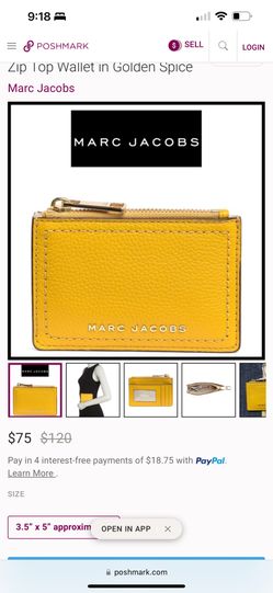 Marc Jacobs leather Wallet