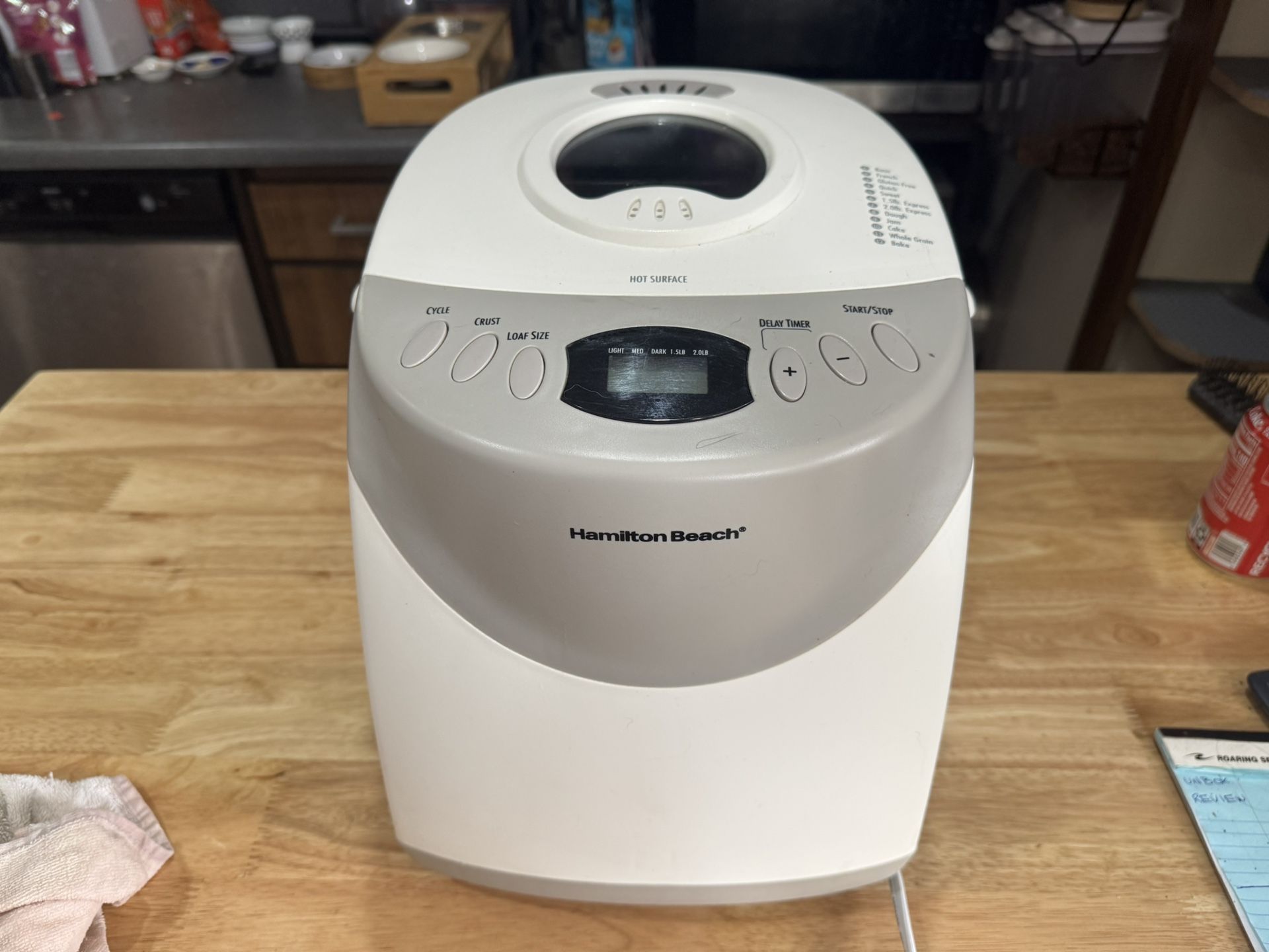 Hamilton Beach Bread Maker. Like New