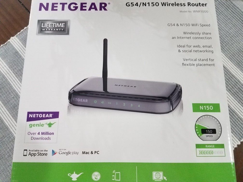 Netgear G54/N150 wireless router