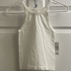 Brand New Vivid White Seamless Tank Size XXS Juniors 