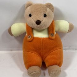 Vintage D & L Imports Plush Teddy Bear  8” / Rare / # 91455 / OOAK On Sale