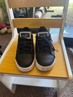 Kids Puma Black Low-Top Sneakers