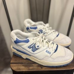 New Balance 550 Sea Salt Pack Blue Agate Sneakers BB550CPD Men's Size 10.5