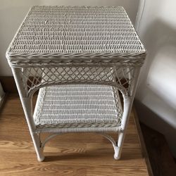 Wicker Side Table