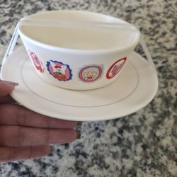 Pillowfort Miss Dinner Wear Set,  2 Pieces, Bowl And Plate 