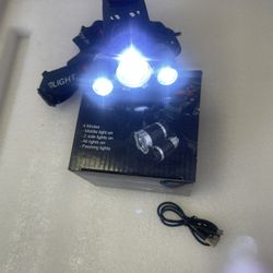 Rechargeable LED Head Torch Lamp Headlamp Headlight Flashlight Lamp