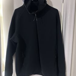 Uniqlo Ultra Stretch Dry Sweat Hoodie Zip Up Black Men's XL