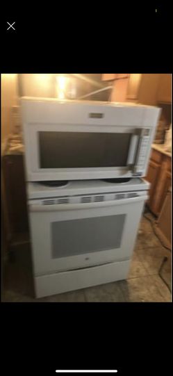 hanging microwave and stove