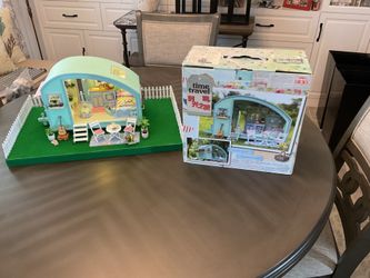 Handmade miniature DIY wooden camper kit  (finished version)