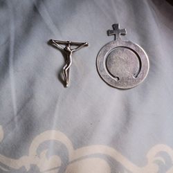 Tiffany Silver crucifix And Bookmark Plus Silver Necklace