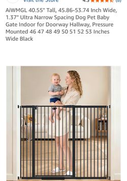 Extra wide gate
