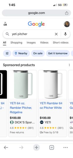 Yeti cups