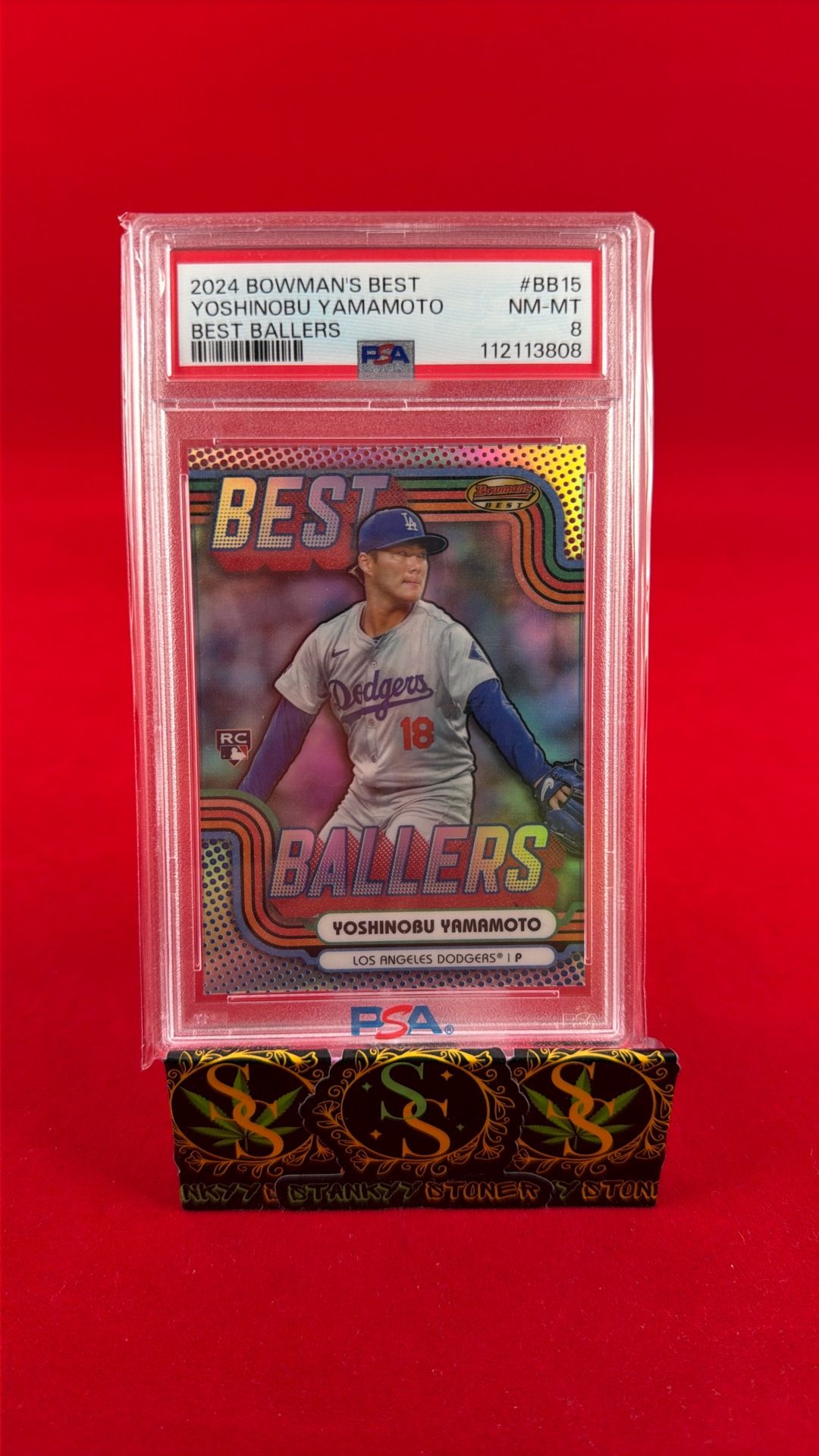 Yoshinobu Yamamoto Best Ballers Slab PSA 8