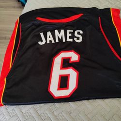 Lebron James #6 Miami Heat Jersey 