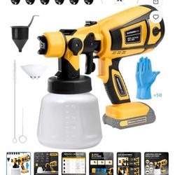 Brand New Paint Sprayer W Dewalt Battery 