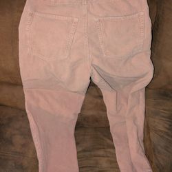Pink Corduroy empire pants