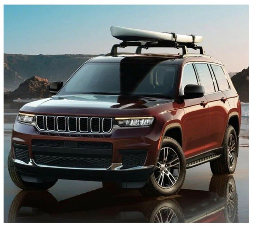 $200 -Jeep Grand Cherokee L 2021 2022 Black Aluminum Alloy Roof Rack Crossbar///////////////////// [Compatibility] Cargo Racks Fit for 2021 2022 Jeep 