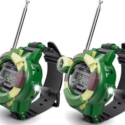 Walkie Talkies Watch, Spy Watch Army Toys For Kids Age 8-12, 7 In 1 Digital Watch Walkie Talkies With Flashlight