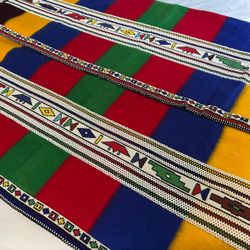 South African Beaded Wall Decor Or Bed End Cover