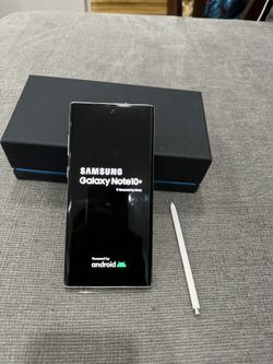 Samsung Galaxy Note10 + White 256 GB Unlocked Excellent Condition !!! 