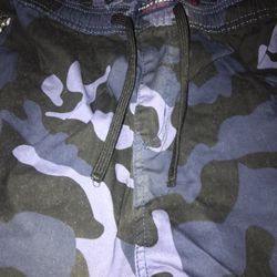 Blue Camo Pants (Men’s Mediums) Camouflage Joggers