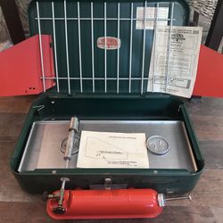 RARE Vintage 1969 Thermos 2-Burner Stove /Model 8423 /UNUSED w/ Paperwork!